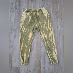 Wild Fable Green Tie-Dye Jogger Pants
